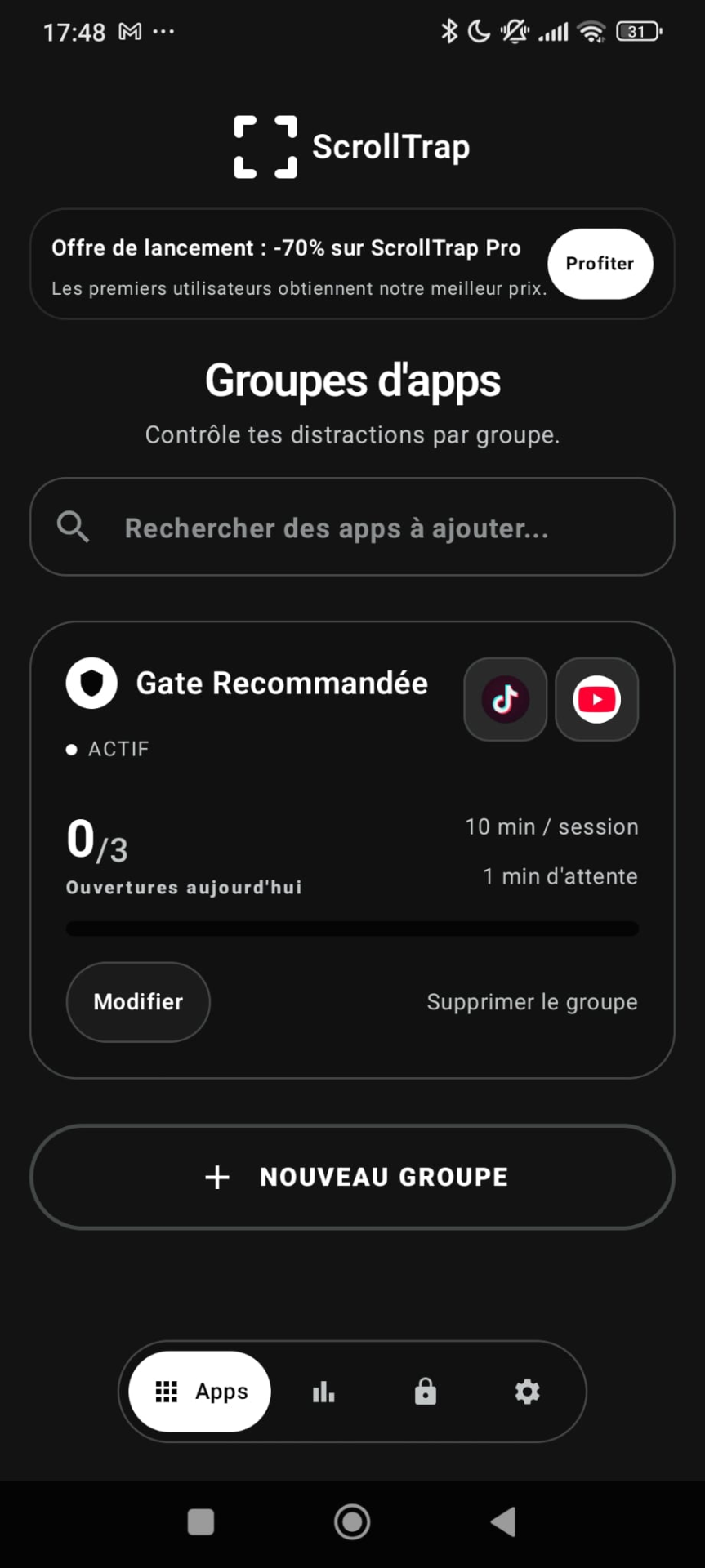 App groups
